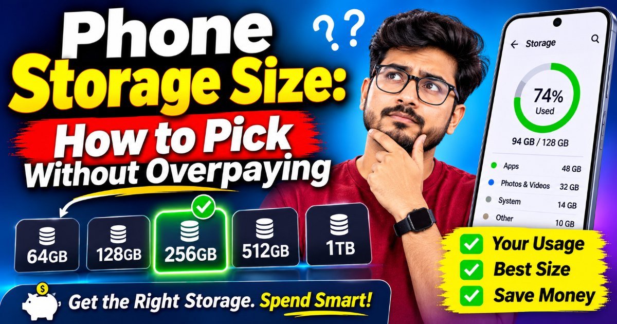 Phone Storage Size: How to Pick Without Overpaying