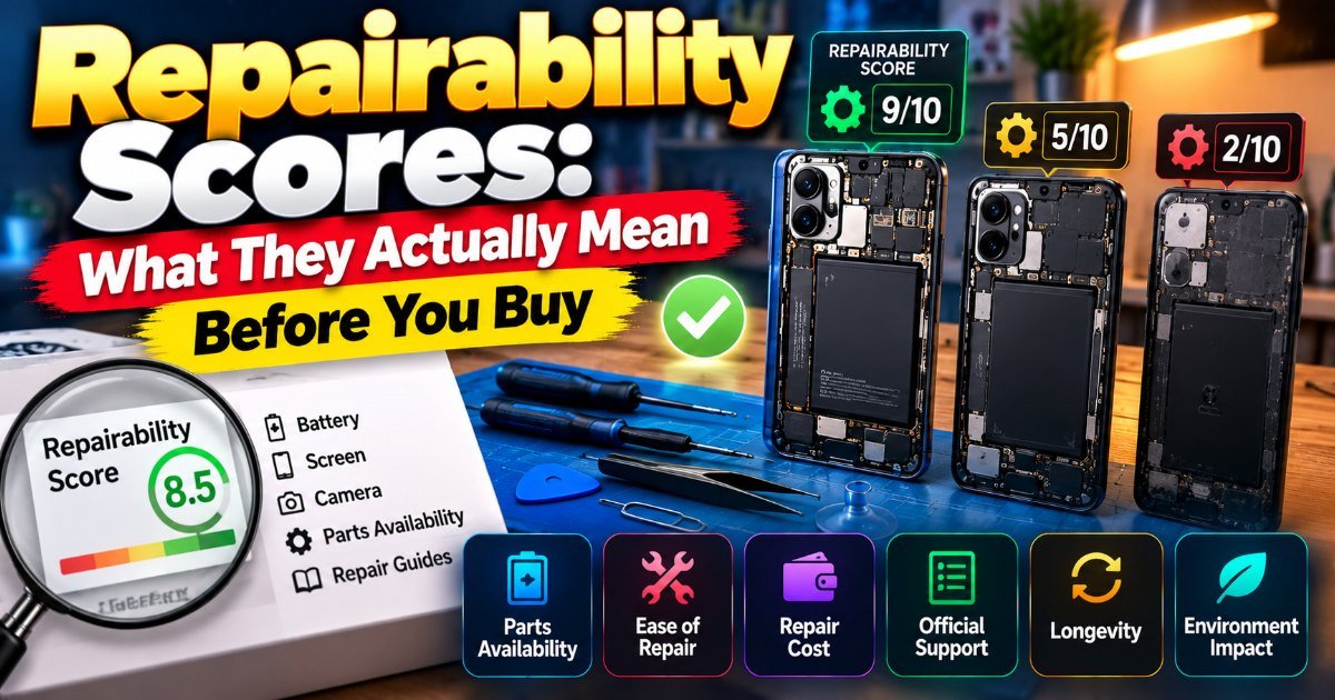 Repairability Scores: What They Actually Mean Before You Buy