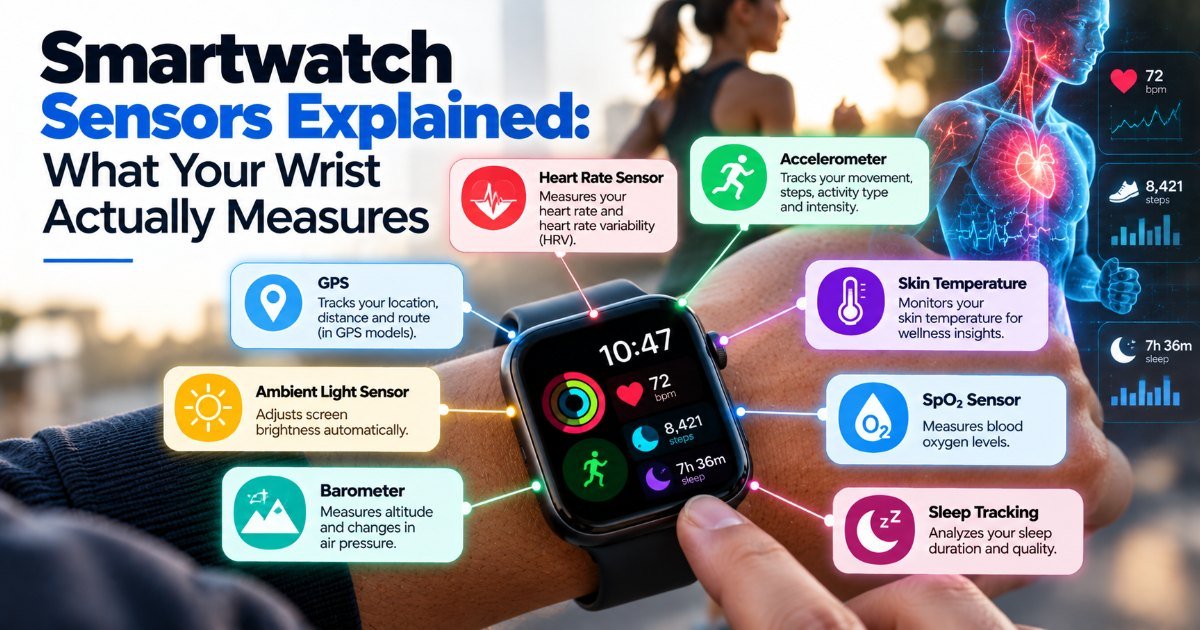 Smartwatch Sensors Explained: What Your Wrist Actually Measures