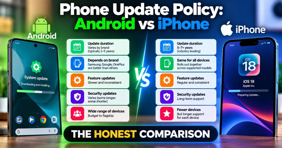 Phone Update Policy: Android vs iPhone — The Honest Comparison