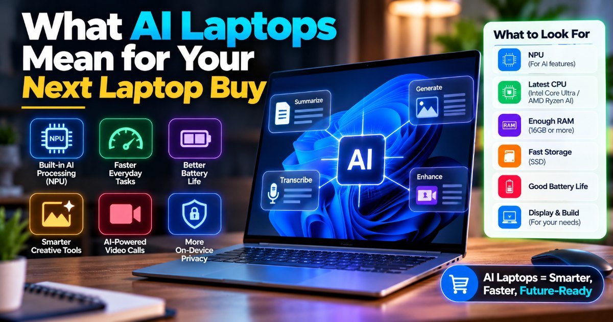 What AI Laptops Mean for Your Next Laptop Buy